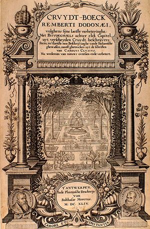 도도엔스 "Cruydt-Boeck" 요시무네의 명으로 노로 겐조가 초록