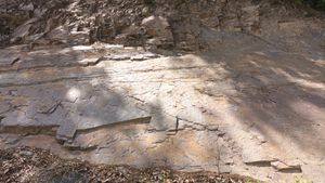 영동군 용산면 율리, 국도 제19호선 도로공사 현장