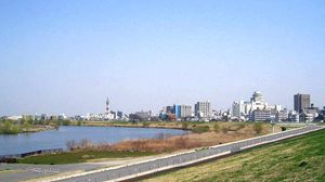 에도가와 강과 마쓰도 시가지