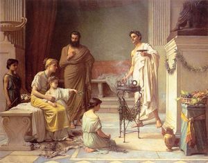 A Sick Child brought into the Temple of Aesculapius (1877)