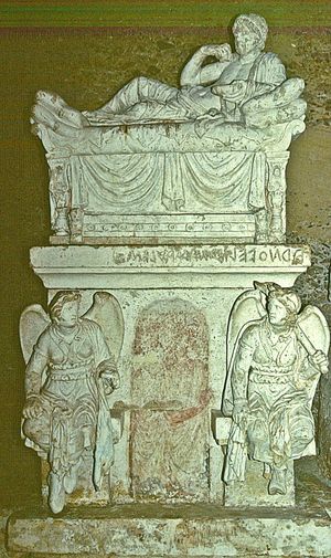 볼룸누스 가문의 지하 무덤, 페루자 외곽의 에트루리아 무덤에서, 기원전 3세기