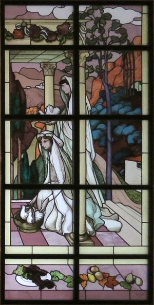 개인 주택용 스테인드 글라스 창 (1896)
