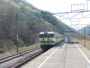 도아이역 상행 승강장