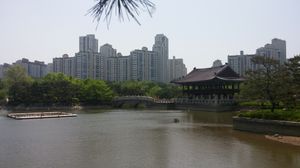 성남중앙공원 호수