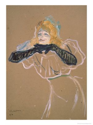 1894: "Linger Longer, Loo"를 부르는 이브트 길베르