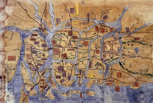 이시야마 전투도(모사) (와카야마시립박물관 소장)