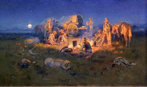 웃음은 고독을 죽인다(Laugh Kills Lonesome), 캔버스에 유채, 1925.