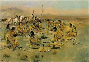 평원에서 열린 전쟁 회의(War Council on the Plains)