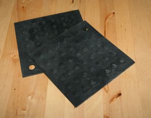 실리콘 고무로 제작된 냄비 받침