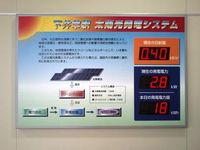 태양광 발전 시스템 표시판