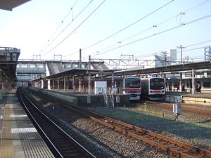 역 홈 전경 (2009년 4월)