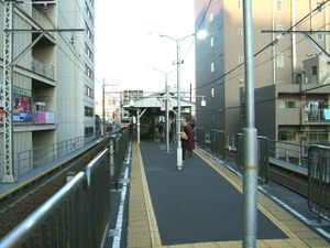 승강장 (2007년 12월 26일)