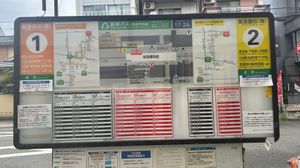 1번 승강장 대형 안내판