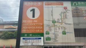 1번 승강장 노선도