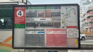 4번 승강장 대형 안내판