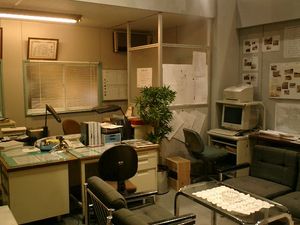 와카바의 근무처・이카와 조원 사무소 세트