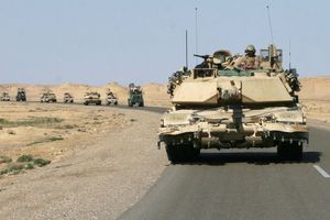 마인 플라우를 장착한 해병대 M1A1