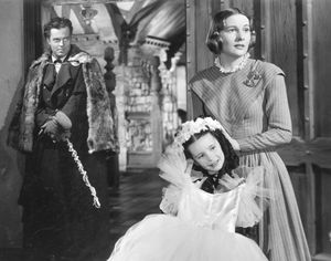 영화 제인 에어(Jane Eyre) (1943)에서 오손 웰스, 마거릿 오브라이언, 조안 폰테인