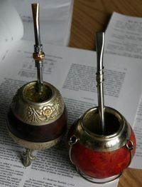 마테는 남부 콘의 대표적인 음료이다.