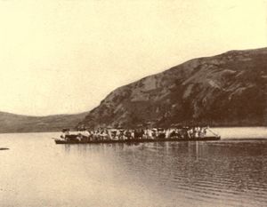 1889년 대동강의 모습