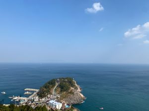 향일함에서 바라본 바다