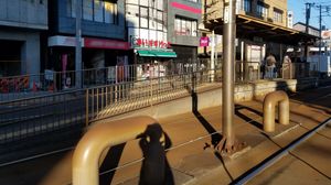 미노와바시 방면 홈 (2021년 1월)