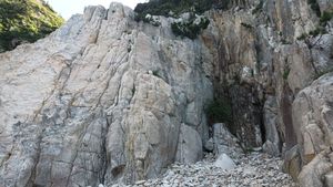 소매물도 열목개의 화강반암