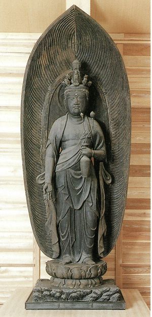 목조 십일면 관음 입상