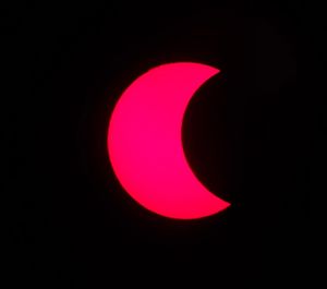 우루과이에서 본 부분일식