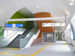 개찰구 내 콘코스