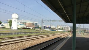 구 원주역 1번 승강장