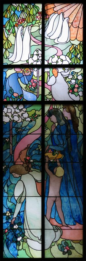 스테인드글라스 창문, 모리스 드니의 생명의 길(1895)