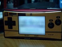 게임보이 미크로 패미컴 II 컨버전 페이스 플레이트 장착도