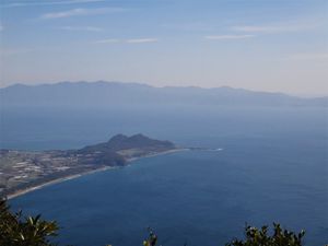 정상에서 바라본 나가사키바나