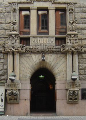 포욜라 보험 빌딩의 알렉산테린카투 외관, 1901년