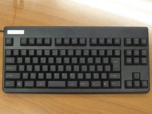 텐키리스 키보드 중 하나인 REALFORCE 91UBK