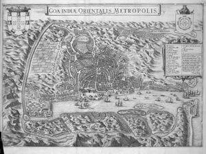 18세기 고아의 옛 지도