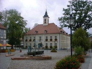 앙거뮌데의 마르크트 광장