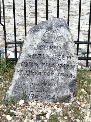 조니 애플시드의 것으로 추정되는 묘지
