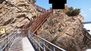 서쪽으로 경사진 평안 누층군