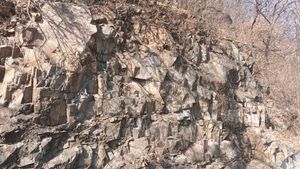 학봉 현무암 노두