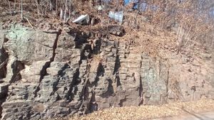 학봉 현무암 노두