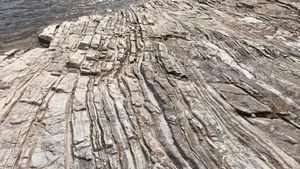 석회규산염암의 엽리