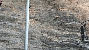 가천역 서쪽 대구부산고속도로 아래 고모로 26길 근처의 노두, 대구광역시 수성구 가천동 846