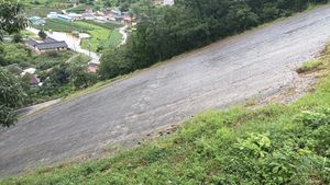 위에서 바라본 모습 (좌표 36°19'49.9"N, 128°59'03.6"E)