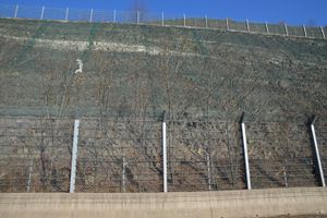 군위군 부계면 신화리~창평리 지방도 제919호선 도로변