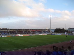 뢰이가르달스뵈들뤼르에서 열린 UEFA 유로 2008 예선 경기