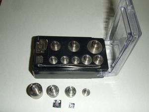 상접시 저울용 분동