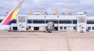 브리지 출발 준비(아시아나항공)