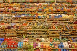 포장 식품 통로, 태평양 북서부 지역의 대형 할인점 체인인 프레드 메이어